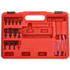 Hand Held Brake Bleeder Tester Set Vacuum Pump Car Motorbike Self Vacuum Pump Kits Brake Bleeder Screw Adapter