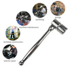 Hand Tool 180 Degree Swivel 3/8'' Drive Spark Plug Socket Wrench Metric Socket Head Ratchet Spanner