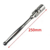Hand Tool 180 Degree Swivel 3/8'' Drive Spark Plug Socket Wrench Metric Socket Head Ratchet Spanner
