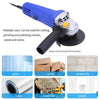 Kkmoon High Power Household Angle Grinder Cutting Machine Hand-held Grinder Waxing Polishing Electric Tool Blue 100mm
