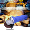 Kkmoon High Power Household Angle Grinder Cutting Machine Hand-held Grinder Waxing Polishing Electric Tool Blue 100mm