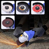 Kkmoon High Power Household Angle Grinder Cutting Machine Hand-held Grinder Waxing Polishing Electric Tool Blue 100mm