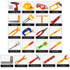 Kids Play Tool Set Toddlers Pretend Play Tool Kit Accessories Educational Toys for Children Gift