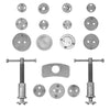 18pcs Auto Universal Disc -Cariper Car Car Wind Pad Piston