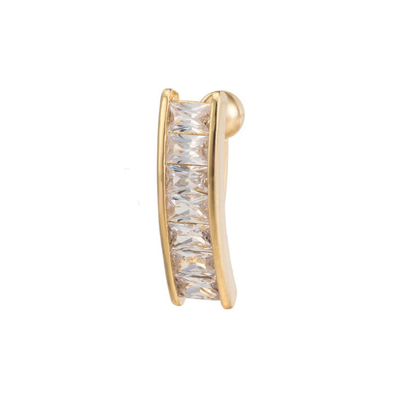 ثقب البطن النسائي المتميز الرائع - ذهبي 