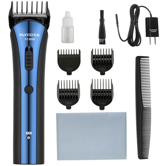 FLYCO FC5806 Electric Hair Clipper Kit - Blue