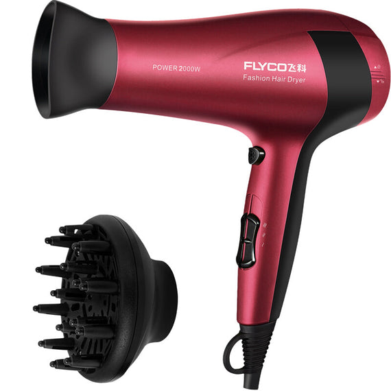 FLYCO FH6218 Premium Anionic Hairdryer - Red