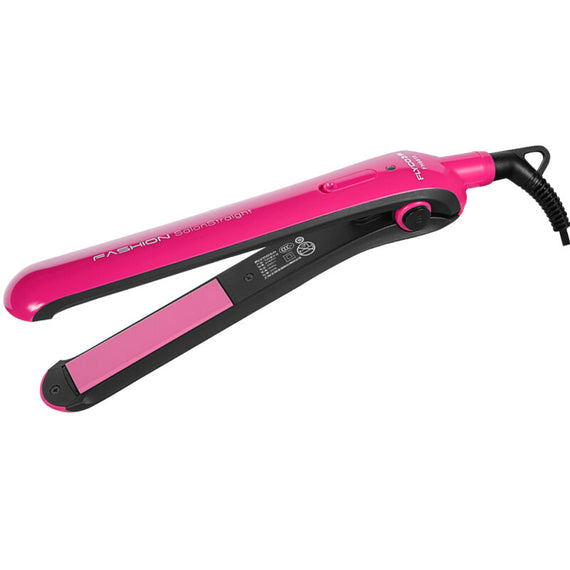 FLYCO FH6811 Hair Straightener/ Curler - Rose Red