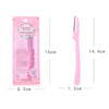 Face Eyebrow Hair Removal Makeup Tool - Pink