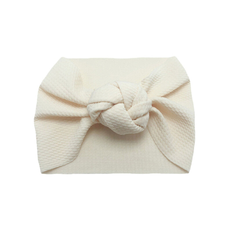Fashionable Baby Knotted Headband - Beige