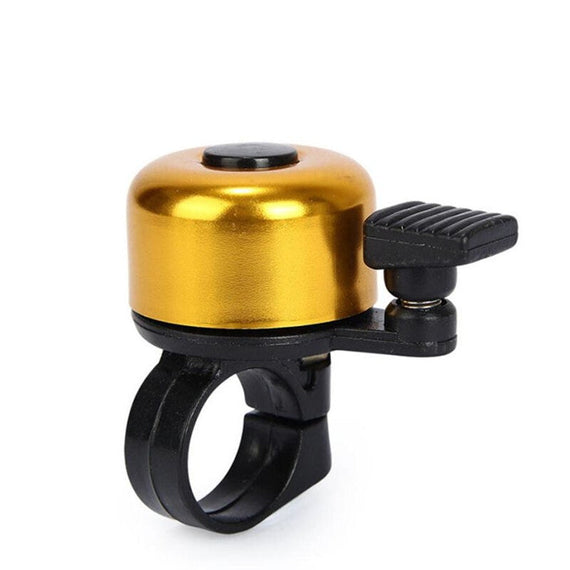 Fashionable Metal Bicycle Protective Bell Rings - Yellow