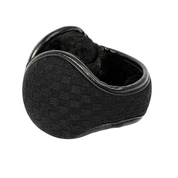 أذن أذن مطوية في فصل الشتاء - أسود