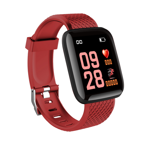 Fitness Premium Bluetooth Smart Bracelet - Red