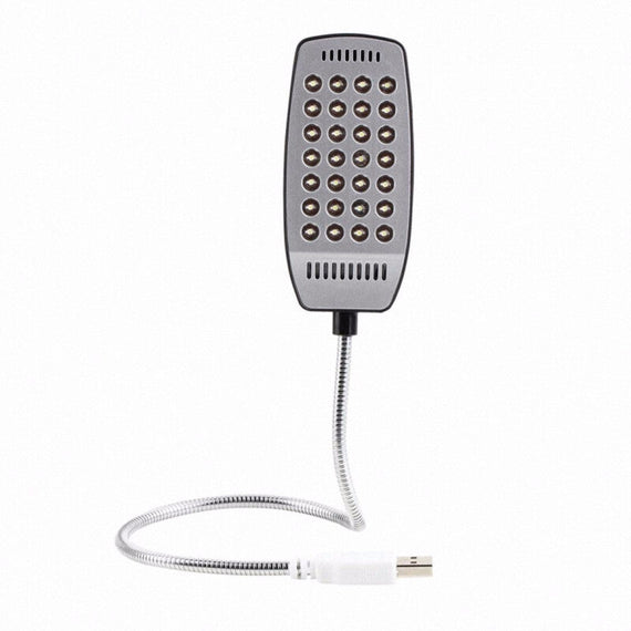 مصباح مكتب LED مرن USB LED - أسود