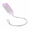 Flexible Premium USB Led Desk Lamp - Pink
