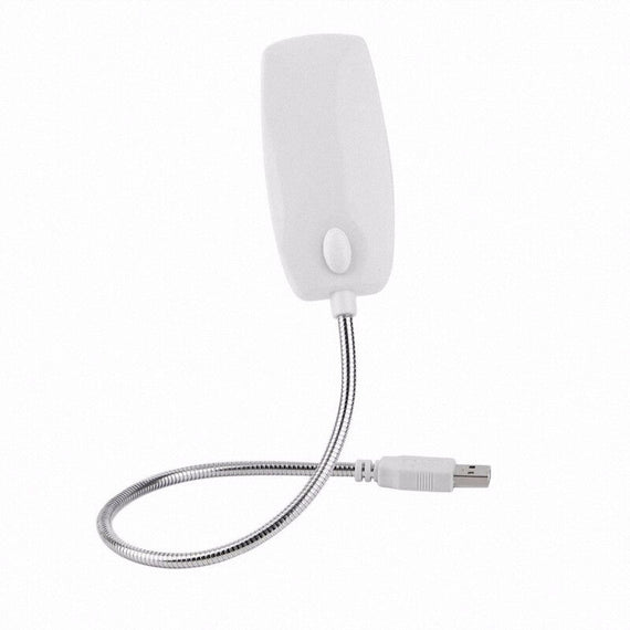مصباح مكتب LED USB مرن مرن - أبيض