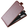 Flip Premium Huawei Leather Bag Case - Brown