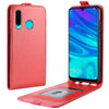 Flip Premium Huawei Leather Bag Case - Red