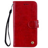 Flip Premium Phone Leather Bag Case - Red