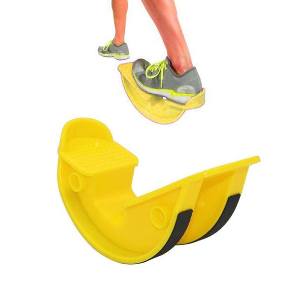 Foot Rocker Massage Stretch Board - Yellow