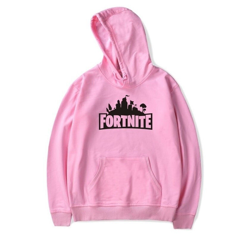 Fortnite Unisex Hooded Round Neck Jacket - Pink