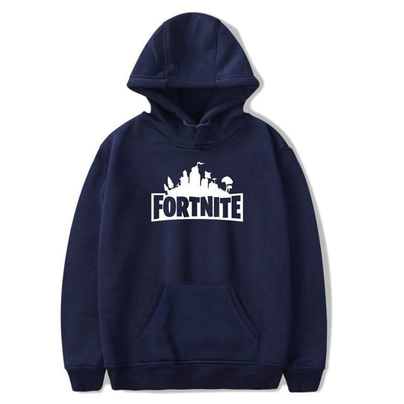 Fortnite Unisex Hooded Round Neck Jacket - Blue
