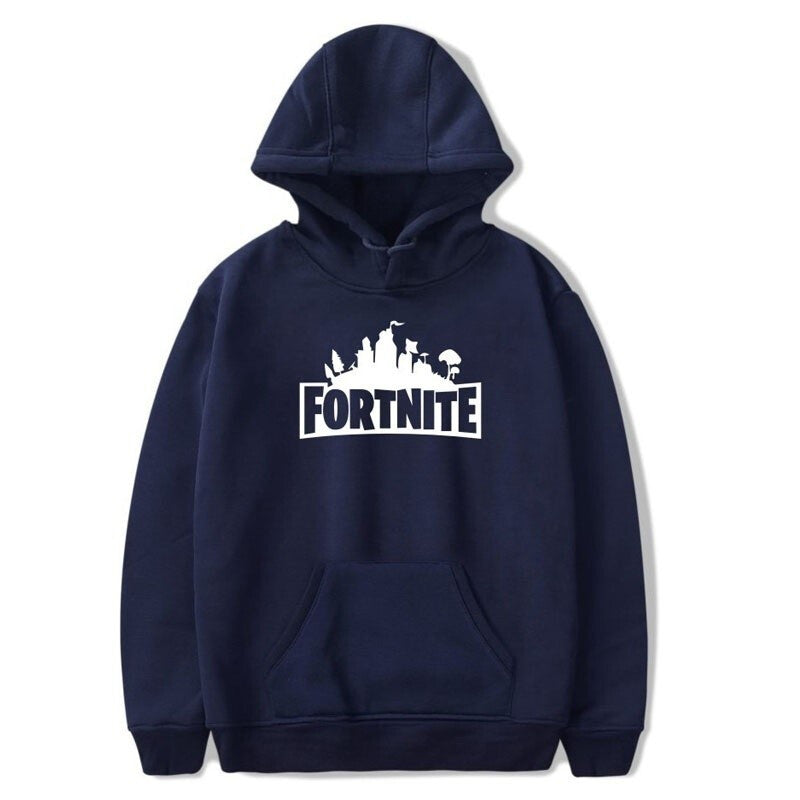 Fortnite Unisex Hooded Round Neck Jacket - Blue