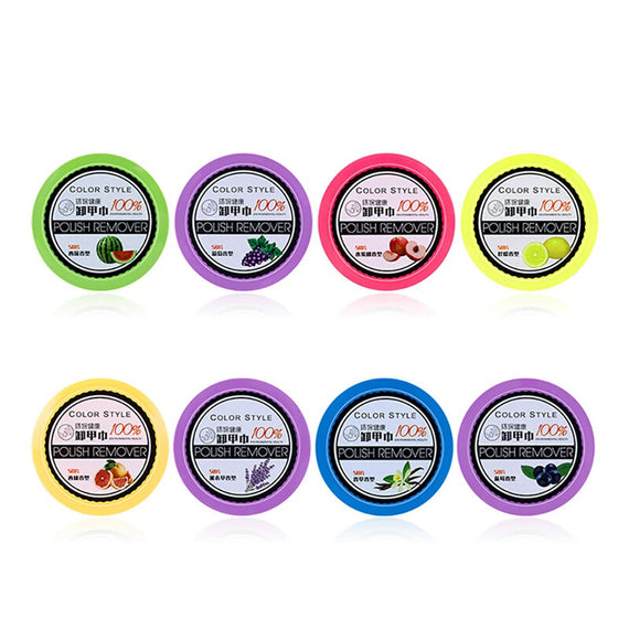 Fruit-flavored Nail Polish Removal Wipes - Vanilla