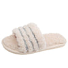 Furry Plush Home Slipper - Beige