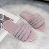 Furry Plush Home Slipper - Pink