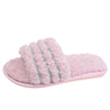 Furry Plush Home Slipper - Pink