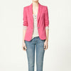 2012 Stylish Women Blazer Jacket Coat Tunic Casual Suit Foldable Sleeve
