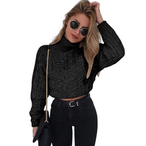 New Winter Women Knitted Sweatshirt Top