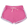 Fashion Women Sports Shorts Contrast Binding Side Split Elastic Waist Yoga Shorts