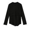 New Fashion Women Blazer Button Front Long Sleeve Irregular Hem Slim Short Jacket Coat Outerwear