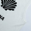 New Fashion Women Tank Top Seashells Print O-Neck Sleeveless Casual Vest T-Shirt White