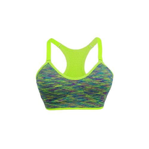 أزياء Women Sports Bra Wireless Traphable Straps Pads قابل للفصل أعلى