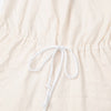 New Sexy Women Jumpsuit Elastic Slash Neck Backless Self-tie Waist Wide Leg Casual Playsuit Beige