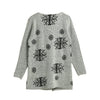 Fashion Women Knit Coat Pocketed Open Front Long Sleeves Casual Knitted Long Sweater Cardigan Grey