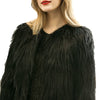 New Winter Women Faux Fur Coat Open Front Long Sleeve Fluffy Warm Outerwear Jacket Short Overcoat