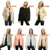 New Winter Women Faux Fur Coat Open Front Long Sleeve Fluffy Warm Outerwear Jacket Short Overcoat