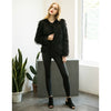 New Winter Women Faux Fur Coat Open Front Long Sleeve Fluffy Warm Outerwear Jacket Short Overcoat