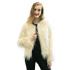 New Winter Women Faux Fur Coat Open Front Long Sleeve Fluffy Warm Outerwear Jacket Short Overcoat
