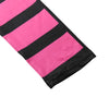 Sexy Women Mini Bodycon Dress Color Block Stripe O Neck Long Sleeves Clubwear Party Evening Dress Rose/Yellow