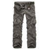Men's Cargo Pants Military Army Pants Baggy Tactical Outdoor Casual Long Trousers