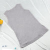 Fashion Kids Baby Girls Three-Piece Set Outfits Print Crew Neck Sleeveless Headband T-Shirt Jeans Pants Grey