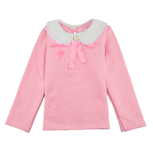 حلوة لطيف الأطفال تي شيرت بيتر بان ذوي الياقات الطويلة ثقب المفتاح الفتيات الفتيات