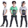 خطاب تي شيرت أطفال الأطفال طباعة الرسوم البيانية O-telectlives cotton pullover tees top
