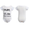 New Fashion Infant Baby Boy Girl Bodysuit Letter Print Rompers Jumpsuit Toddler Overalls Outfit One Piece White