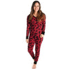 Women Christmas Family Look Pajama Set Reindeer Printed Sleepwear Nightwear Family Matching Outfit Father Mother Kid T-Shirt Pants Set Red